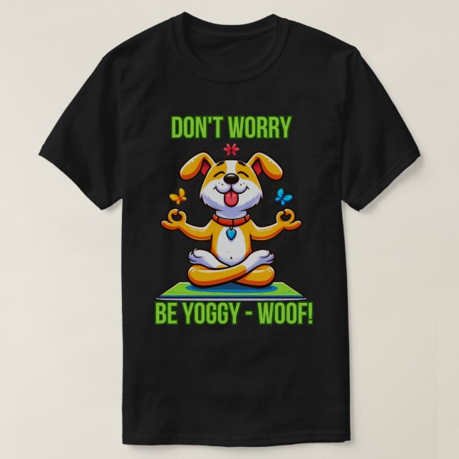 Yoga Dog T-Shirt (Design vorne)