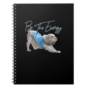 Yoga Downward Dog - Seien Sie das Energieangebot Notizblock