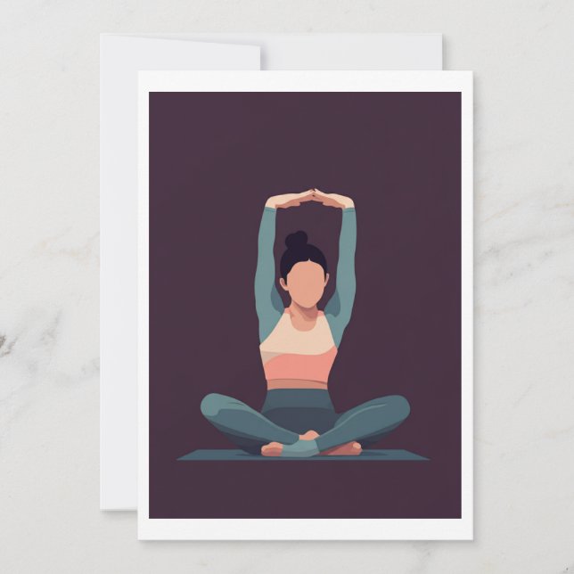 Yoga Einladung (Vorderseite)