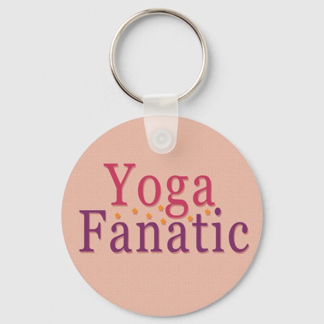 Yoga Fanatic Schlüsselanhänger (Vorderseite)