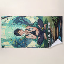 Yoga Fitness Meditation Instruktor für Naturwald