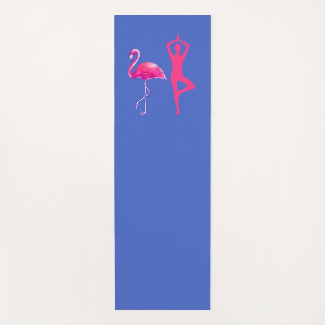 Yoga Flamingo Yogamatte (Vorderseite)