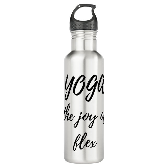Yoga-Flasche Edelstahlflasche (Vorderseite)