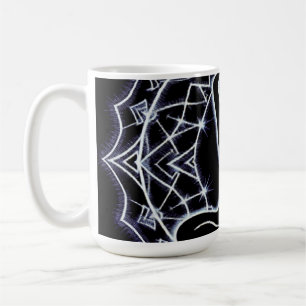 Yoga Flow Collective – Abstrakte Wasserfarbe Medit Kaffeetasse