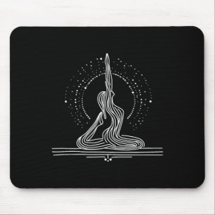 Yoga-Flow-Einzeiler-Kunst Mousepad