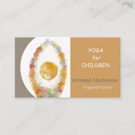 Yoga for children visitenkarte