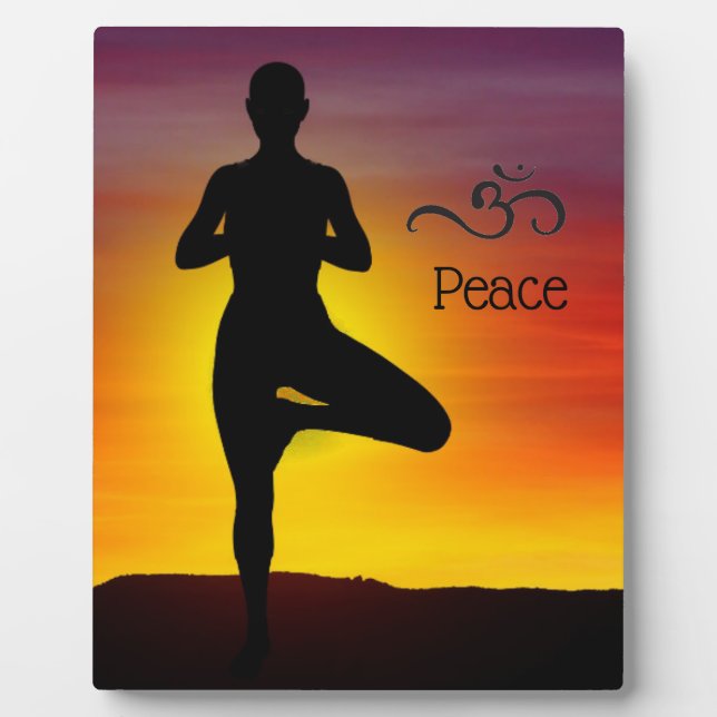 Yoga Fotoplatte (Vorderseite)