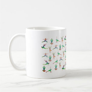 Yoga-Freude Kaffeetasse