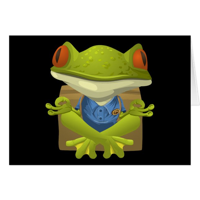 Yoga Frog (Vorderseite (Horizontal))