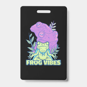 Yoga Frog Vibes Ausweis