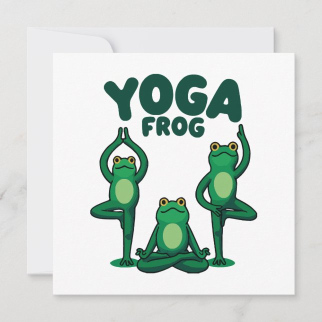 Yoga Frogs (Vorderseite)