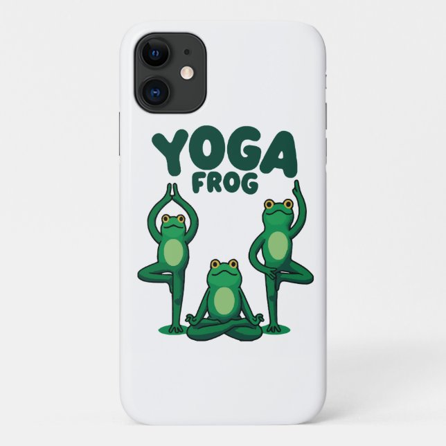 Yoga Frogs Case-Mate iPhone Hülle (Rückseite)