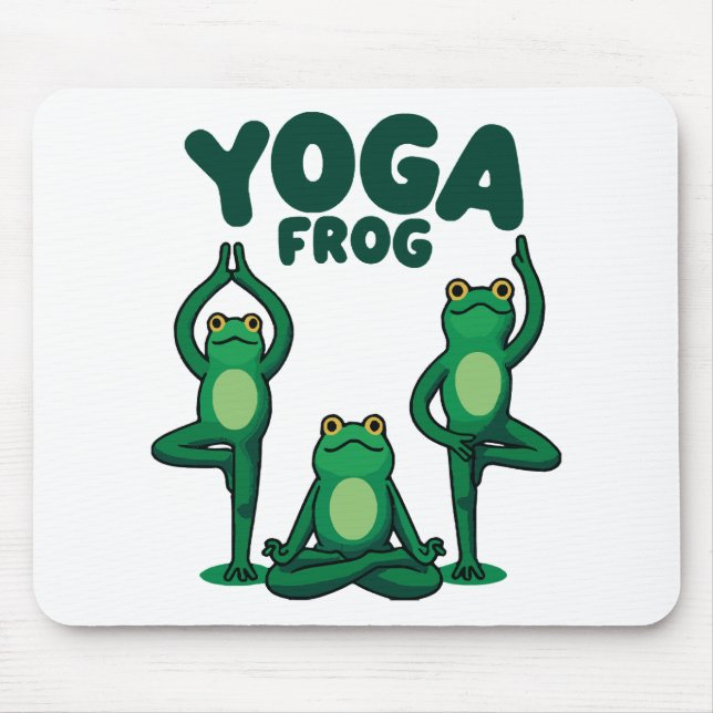 Yoga Frogs Mousepad (Vorne)
