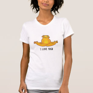 Yoga-Frosch - i-Liebe-Yoga-T - Shirt