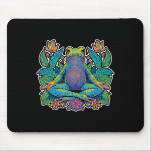 Yoga Frosch Meditieren Zen-Pose Lance Stretch  Mousepad
