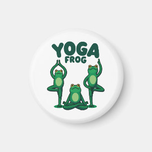 Yoga Frösche Magnet