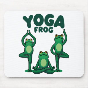 Yoga Frösche Mousepad