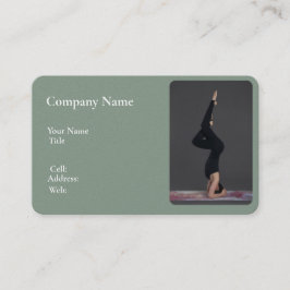 Yoga für die leere Visitenkarte
