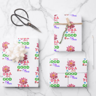 Yoga-Geschenk ist einfach gut für dich Geschenkpapier Set