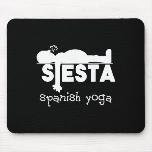 Yoga-Geschenk und lustiger Schlafspaß spanische Si Mousepad