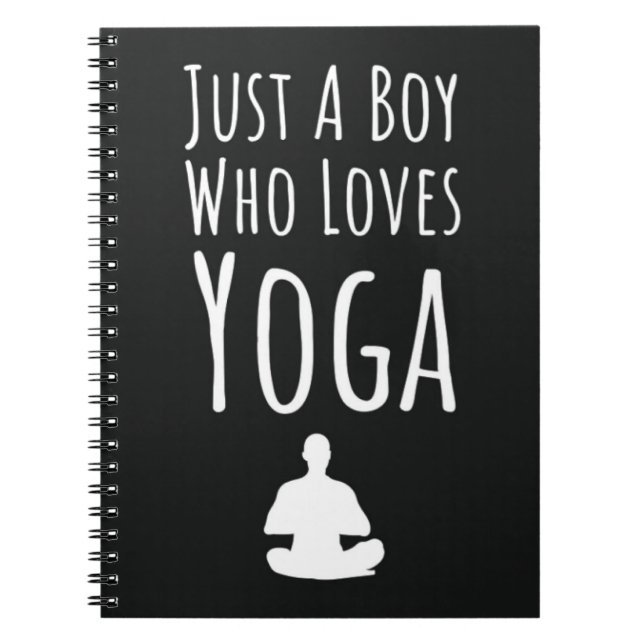 Yoga-Geschenke für Jungen für Kinder Baby Boy Yogi Notizblock (Vorderseite)