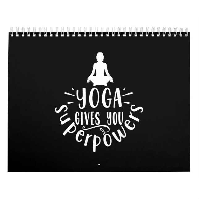 Yoga gibt Ihnen Superkräfte Kalender (Titelbild)