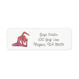 Yoga Girl Address Return Lable