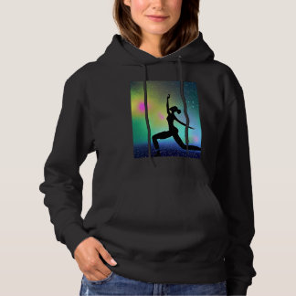 Yoga Girl Female Sun Salutation Meditation Chakra  Hoodie