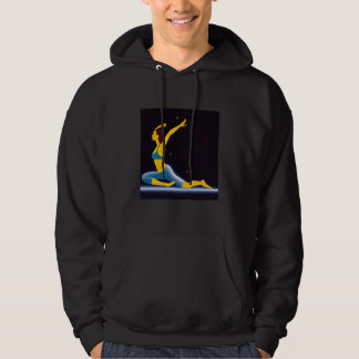 Yoga Girl Female Sun Salutation Meditation Chakra  Hoodie