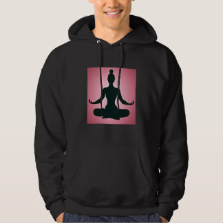 Yoga Girl Female Sun Salutation Meditation Chakra  Hoodie