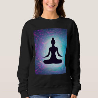 Yoga Girl Female Sun Salutation Meditation Chakra Sweatshirt