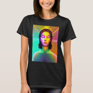 Yoga Girl Female Sun Salutation Meditation Chakra T-Shirt