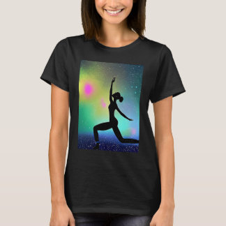 Yoga Girl Female Sun Salutation Meditation Chakra  T-Shirt