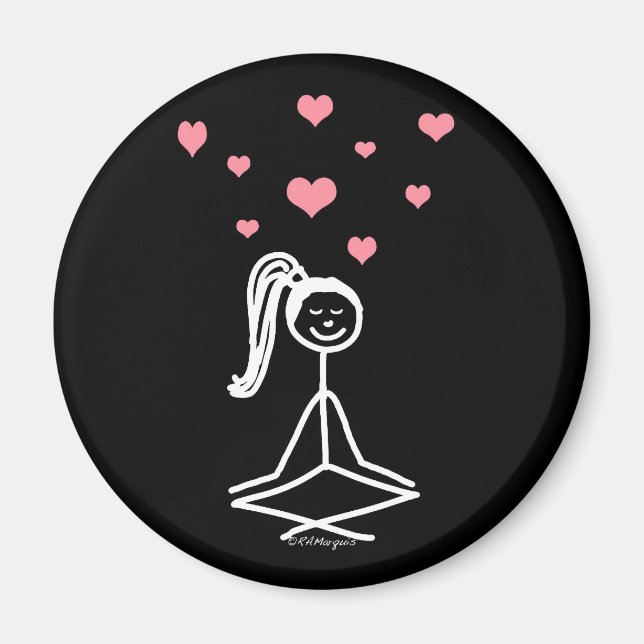 Yoga Girl Magnet (Vorne)