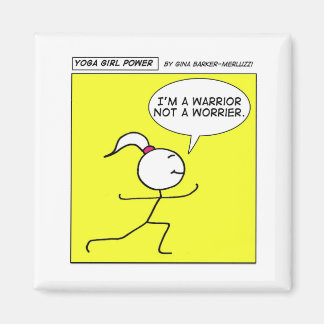 Yoga Girl Power Magnet