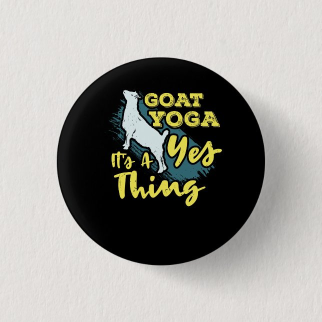 Yoga Goat Goatyoga Button (Vorderseite)