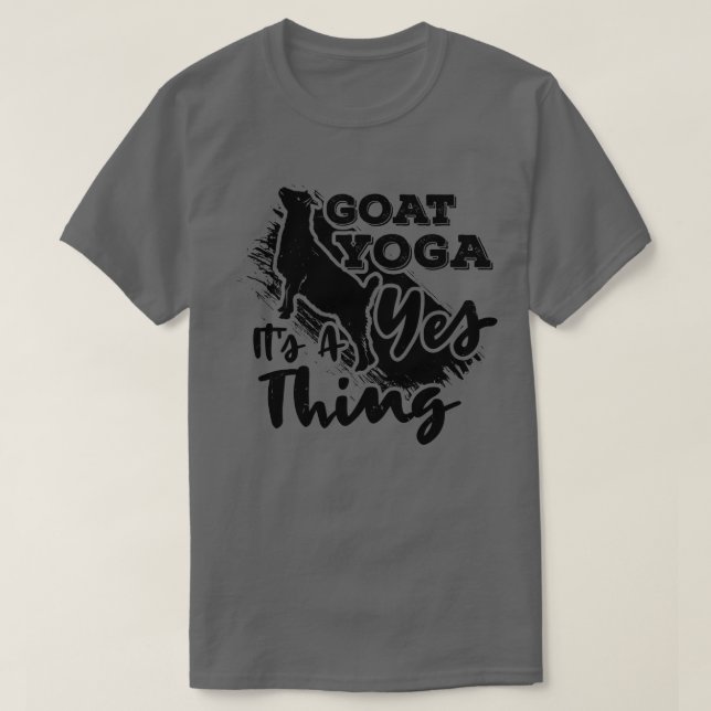 Yoga Goat Goatyoga T-Shirt (Design vorne)