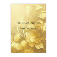 Yoga Gold Blume individuelle Name