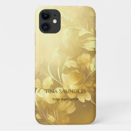 Yoga Gold Blume individuelle Name Case-Mate iPhone Hülle