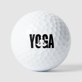 Yoga. Golfball