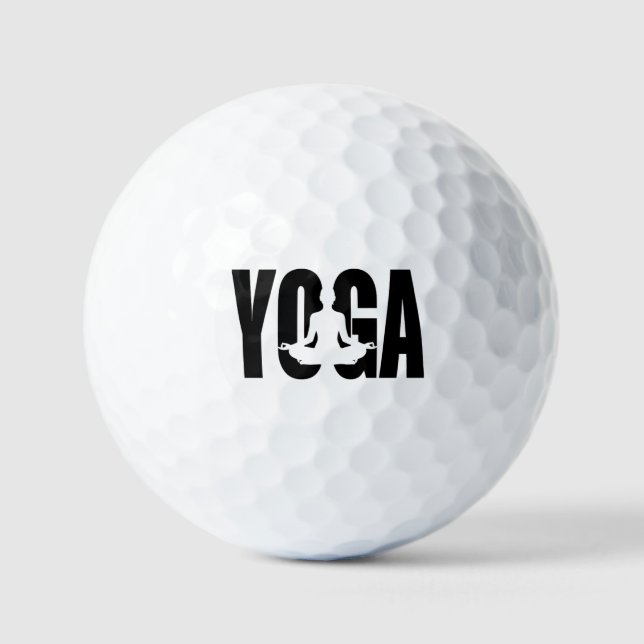 Yoga. Golfball (Vorderseite)