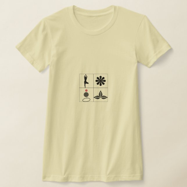 YOGA Graphic T-Shirt – Minimalist Wellness Tee  (Ablage )