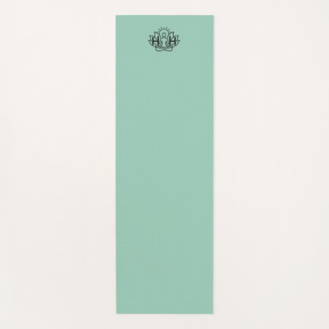 Yoga Grün Yogamatte (Vorderseite)