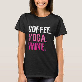 Yoga Gym Workout Coffee Yoga T-Shirt