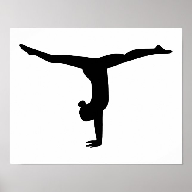Yoga Gymnastik Poster (Vorne)