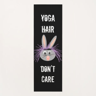 Yoga Hair Kümmert sich nicht um lustiges Sprichwo Yogamatte