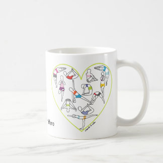 Yoga-Herz-Tasse Kaffeetasse