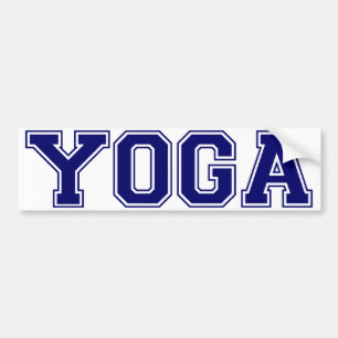 Yoga-Hochschulart Autoaufkleber