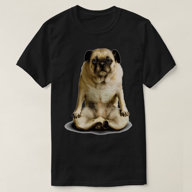 Yoga Hunde T-Shirt (Design vorne)
