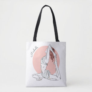 Yoga individuelle Name-Taschen für Frauen Tasche